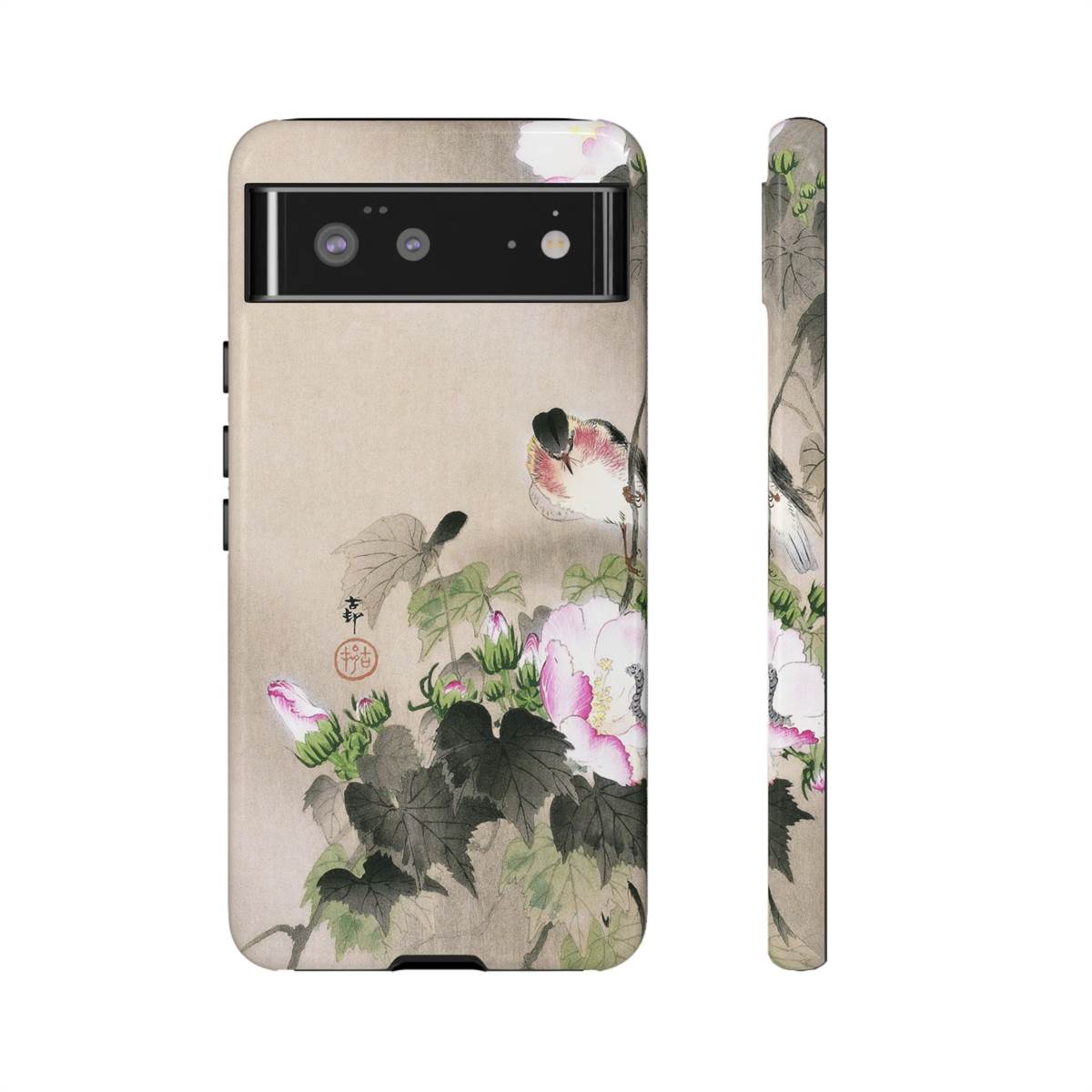 Ohara Koson Japanese Art Bird Flower & Caterpillar Google Pixel Cases