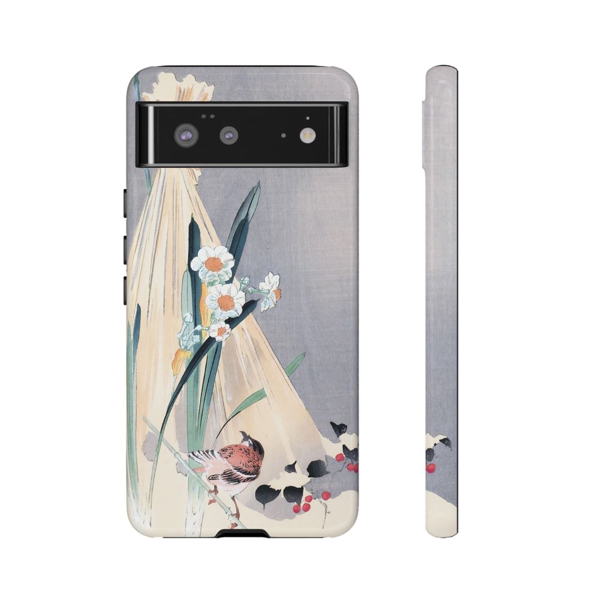 Ohara Koson Japanese Art Bird & Hay Bundle Google Pixel Cases