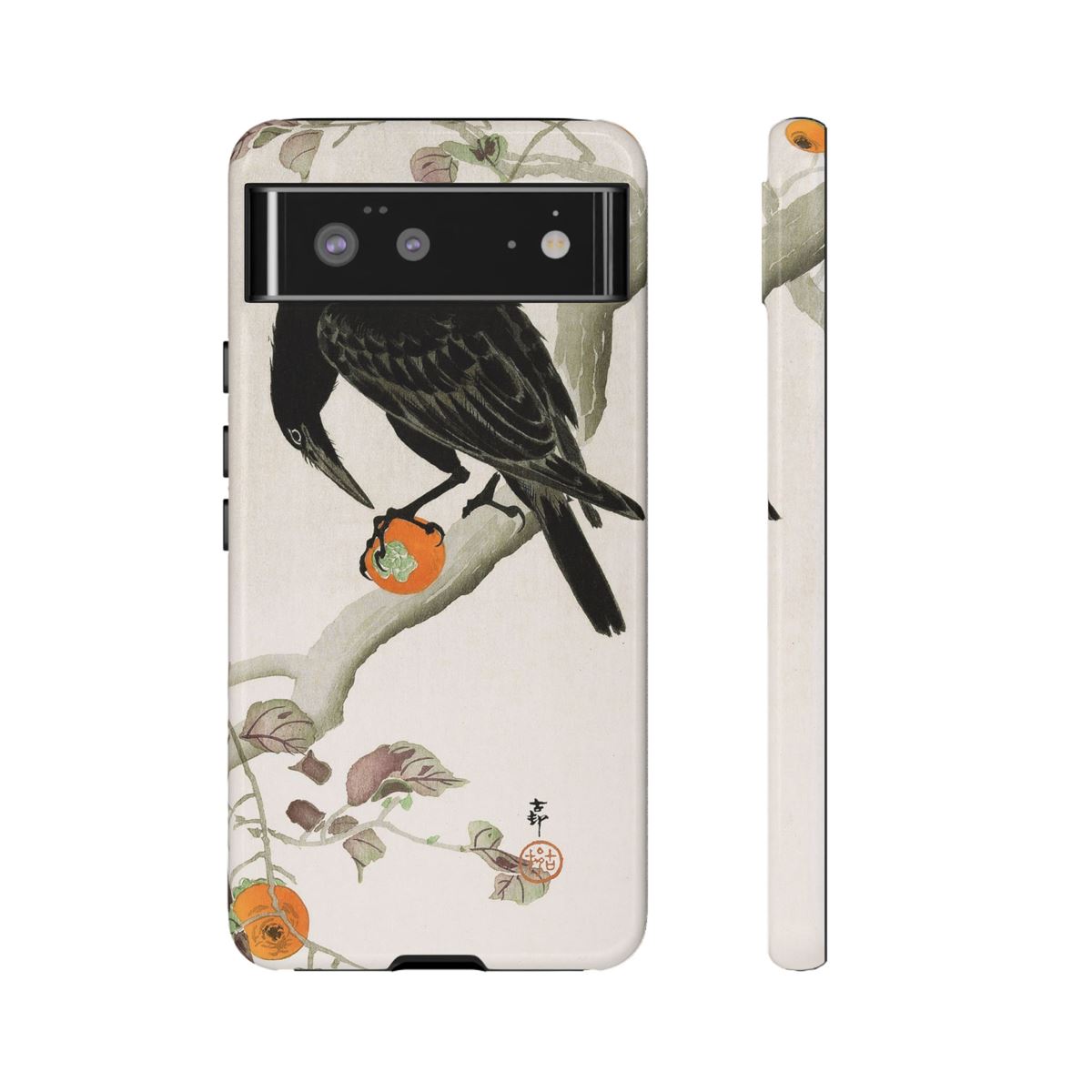Ohara Koson Japanese Art Crow On Branch Google Pixel Cases