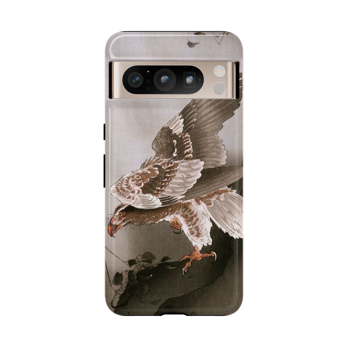 Ohara Koson Japanese Art Eagle Preying Google Pixel Cases - Image 2