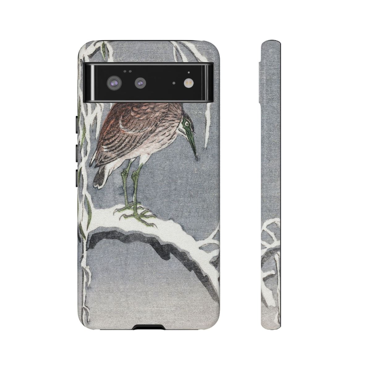 Ohara Koson Japanese Art Heron On Snowy Tree Google Pixel Cases