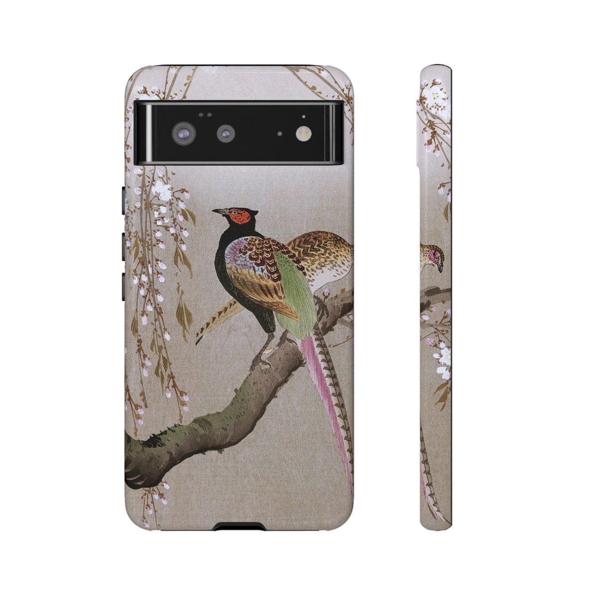 Japanese Koson Japanese Art Pheasants on Cherry Branch Google Pixel Cases