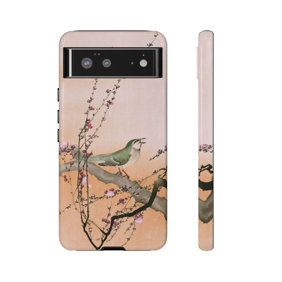 Ohara Koson Japanese Art Songbird On Blossom Branch Google Pixel Cases -