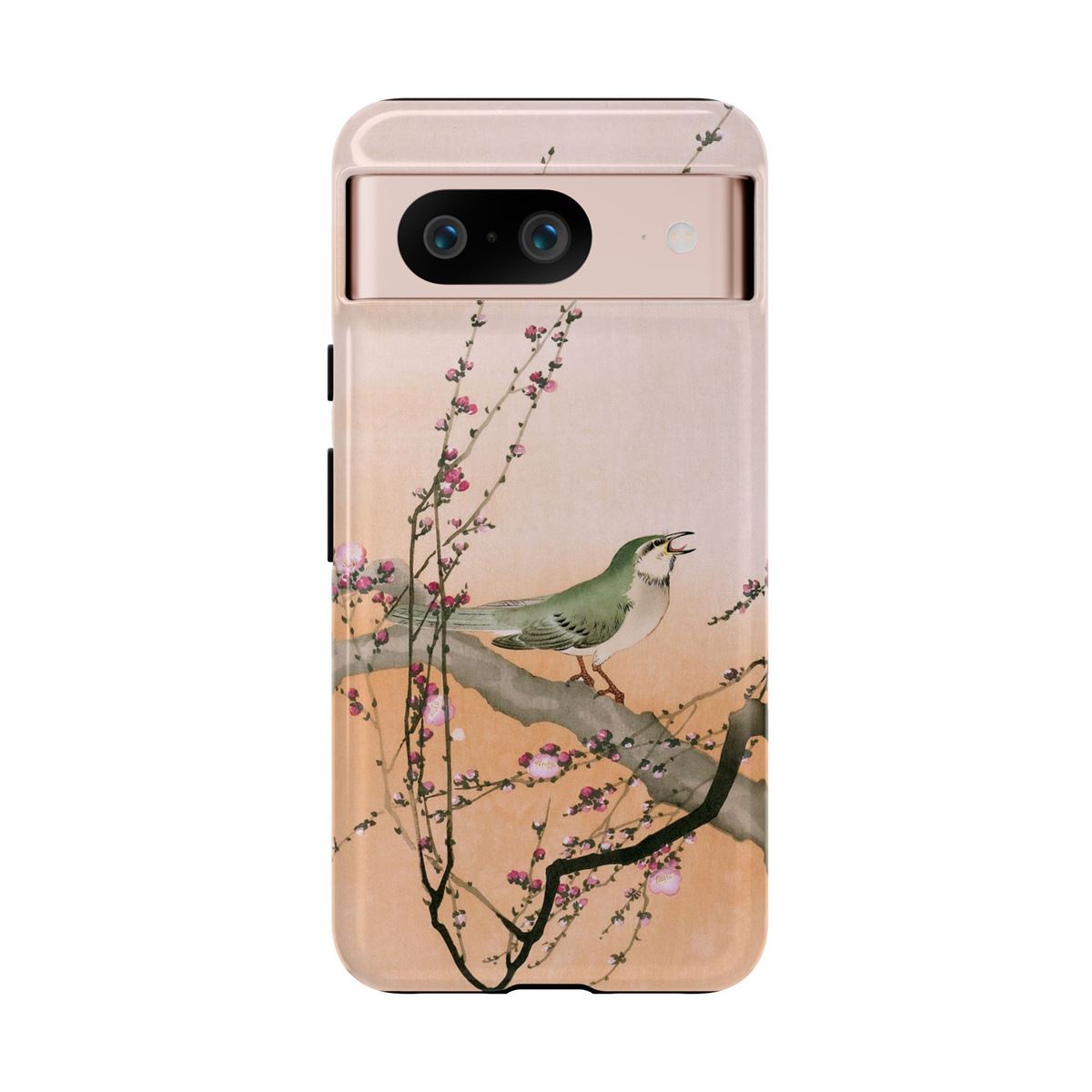 Ohara Koson Japanese Art Songbird On Blossom Branch Google Pixel Cases - - Image 2