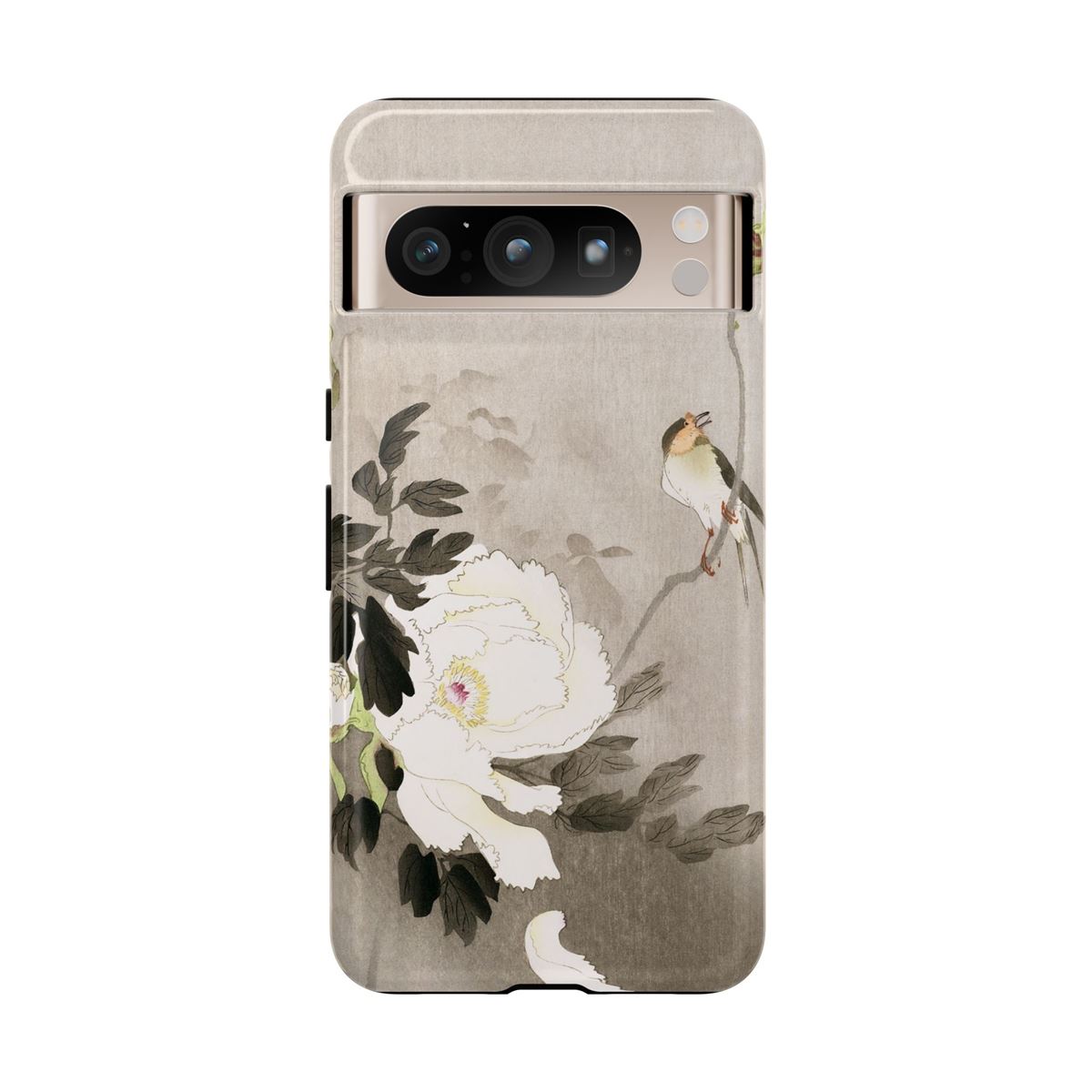 Ohara Koson Japanese Art Swallow & Peony Google Pixel Cases - Image 2
