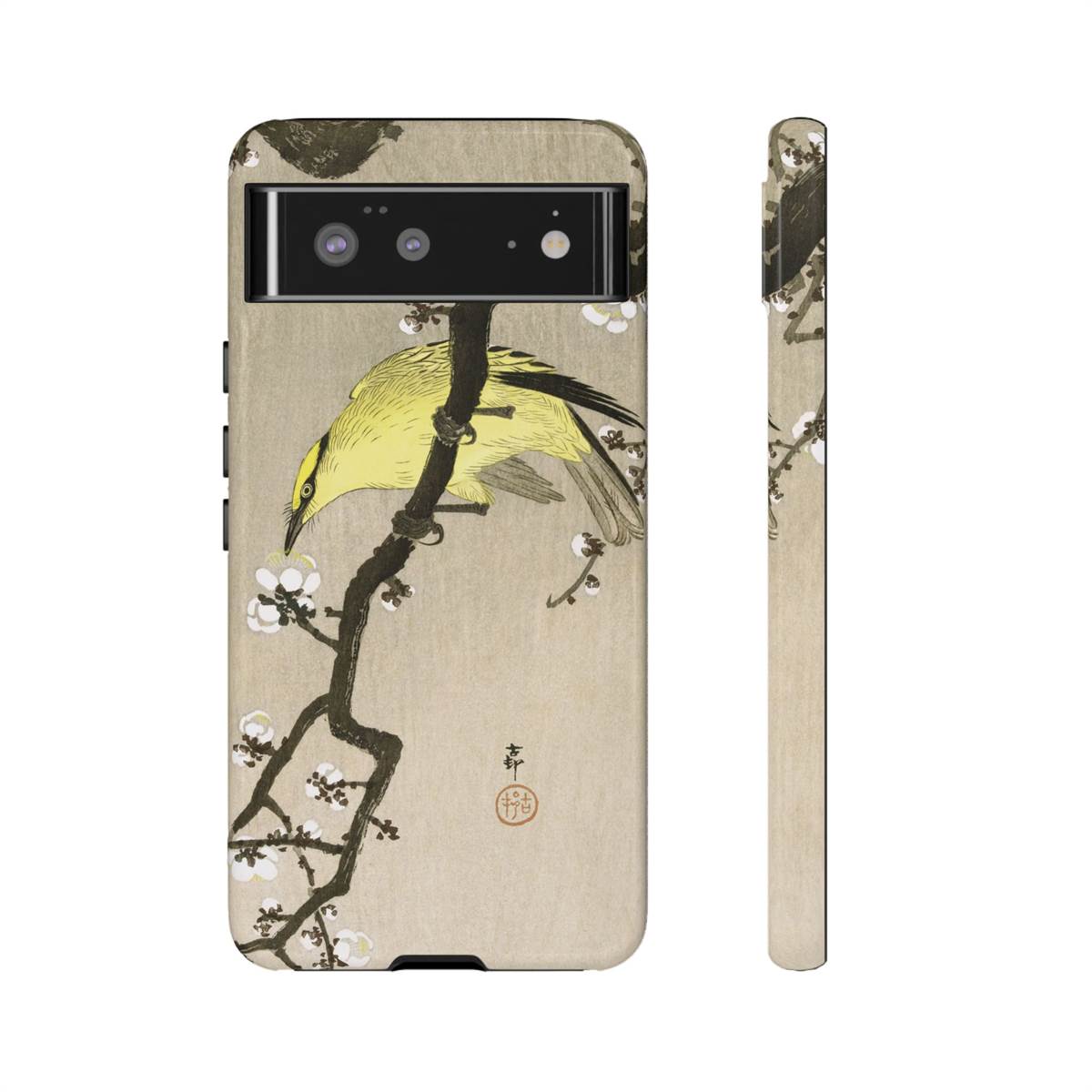 Ohara Koson Japanese Art Yellow Oriole On Branch Google Pixel Cases