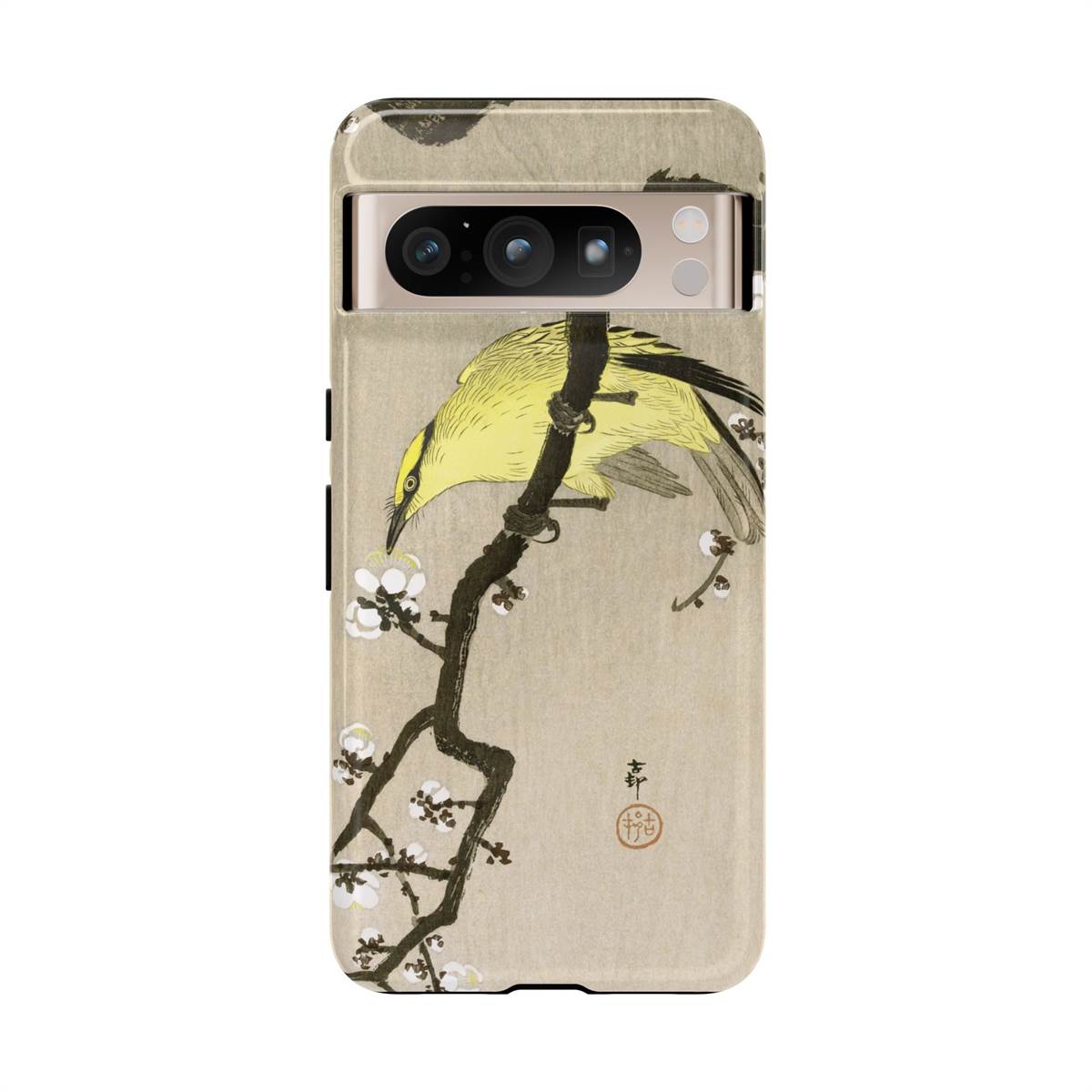 Ohara Koson Japanese Art Yellow Oriole On Branch Google Pixel Cases - Image 2