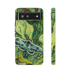 Van Gogh Great Peacock Moth Google Pixel Cases