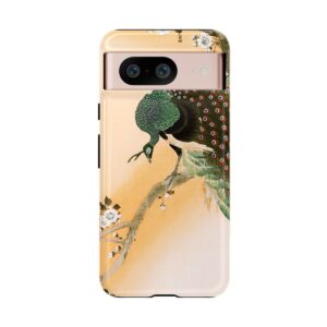 Ohara Koson Peacock on Cherry Blossom Tree - Google Pixel Cases