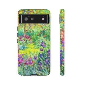 Monet Iris Garden At Giverny Google Pixel Cases