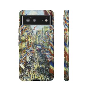 Monet The Rue Montorgueil In Paris Google Pixel Cases