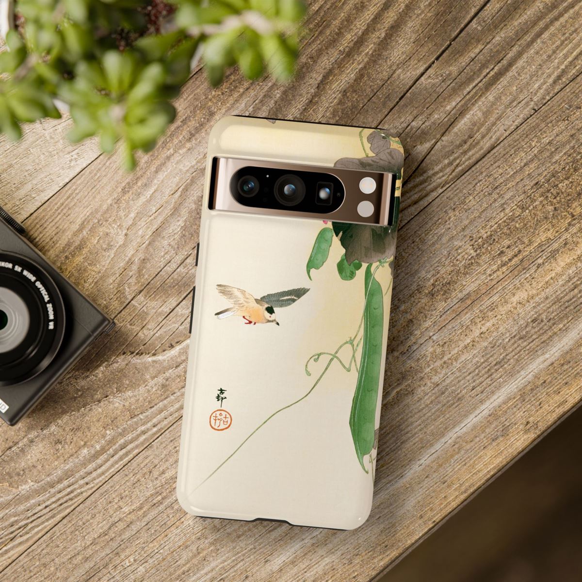 Ohara Koson Hummingbird & Green Beans Google Pixel Cases - Image 2