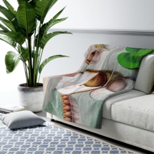 The Great Water Lily - Sherpa Fleece Blanket 4