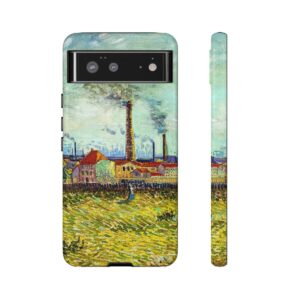 Van Gogh Factories At Clichy - Google Pixel Cases