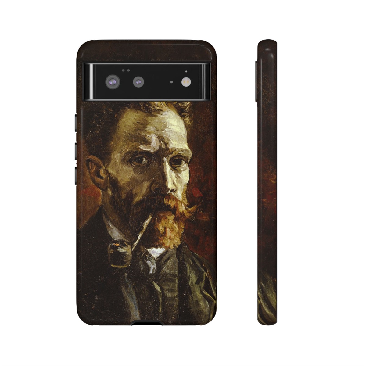 Van Gogh Self-Portrait With Smoking Pipe Google Pixel Cases