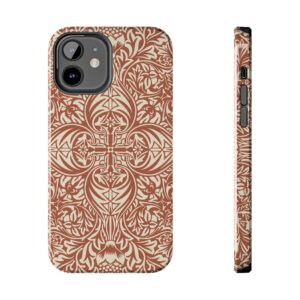 Wild Flowers pattern in Blush Red - iPhone Cases P16-4e