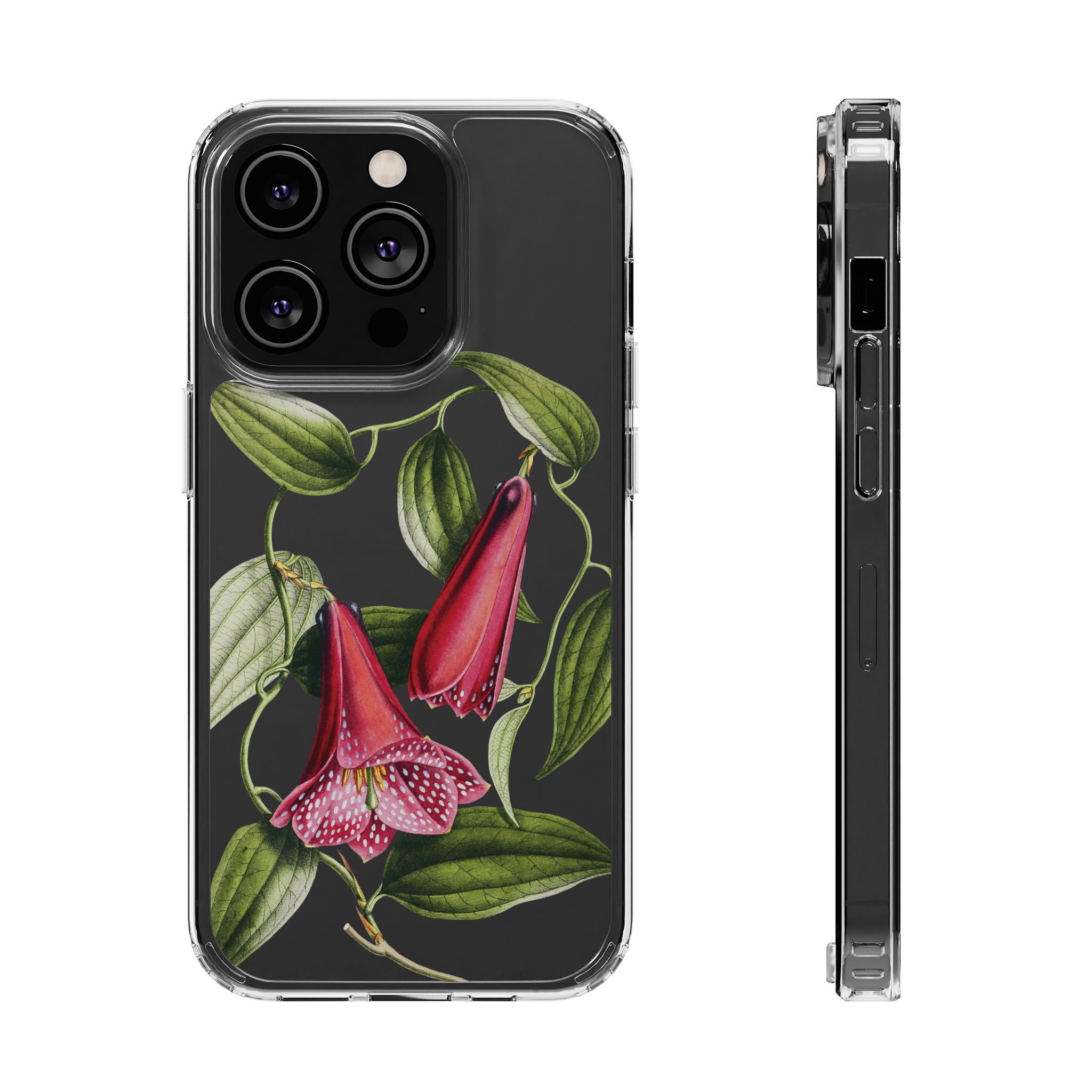 Chilean Bellflowers Clear iPhone Case - Image 2