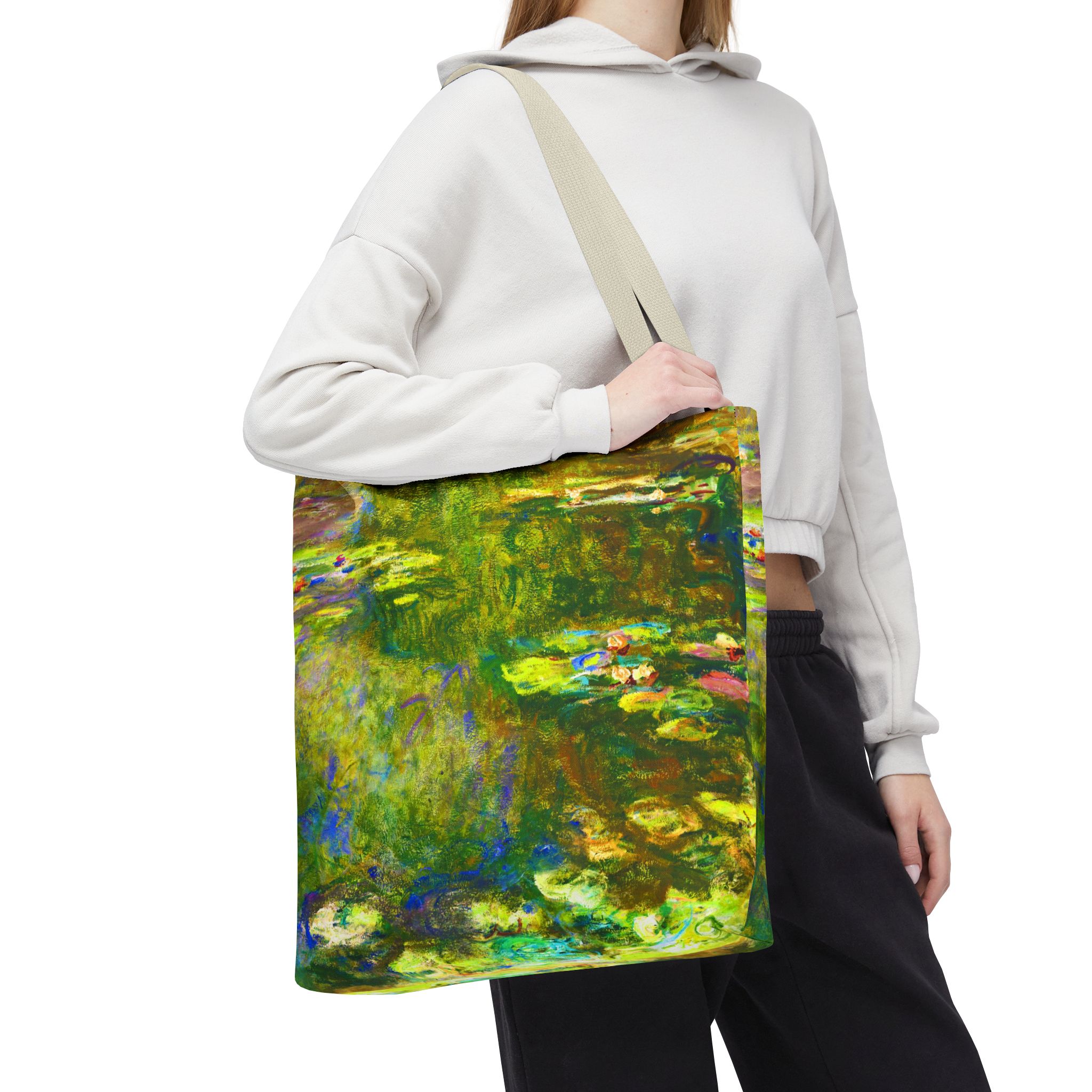Claude Monet Water Lilies Tote Bag - Image 2
