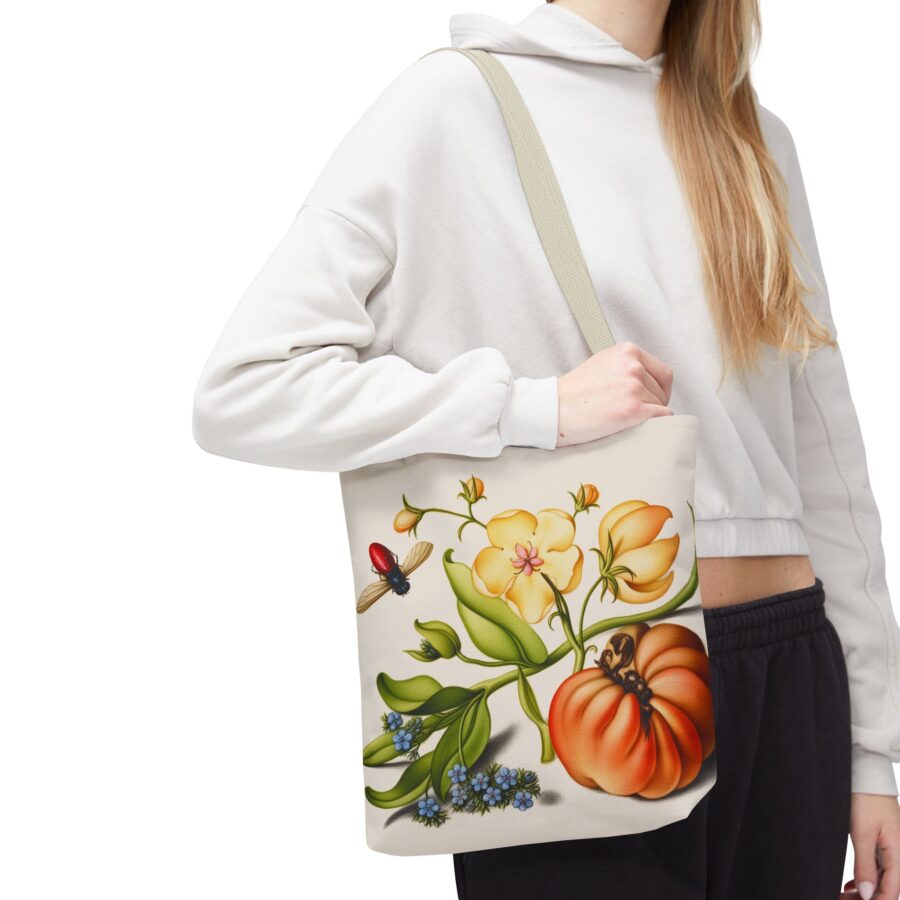 Georg Bocskay Forget-Me-Not & Tomato Tote Bag 2 Georg Bocskay Forget-Me-Not & Tomato Tote Bag - Image 2