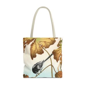 Japanese Art Koson Wagtail & Lotus  Tote Bag
