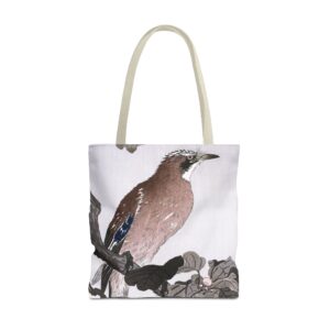 Japanese Ohara Koson Jay On Oak Tree  Tote Bag