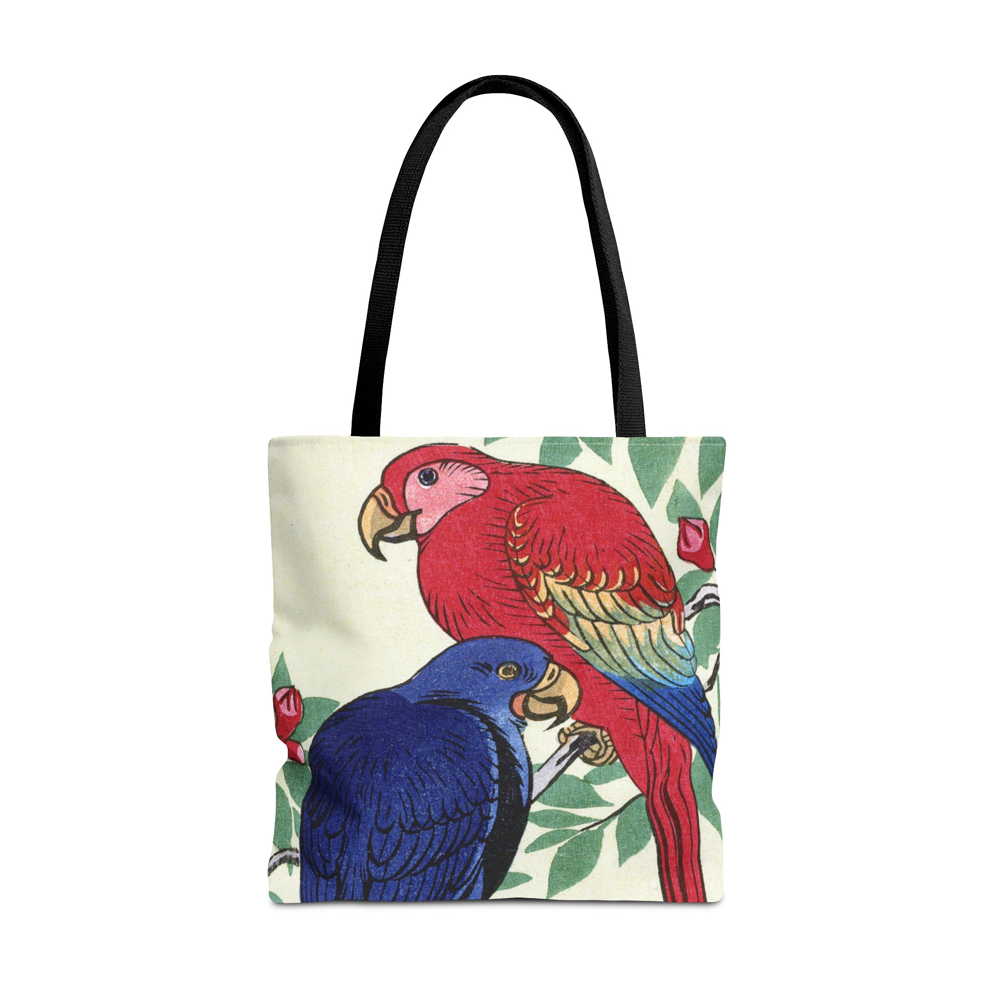 Japanese Ohara Koson Two Parrots Tote Bag - Image 3
