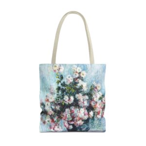 Monet Chrysanthemums in Vase Tote Bag