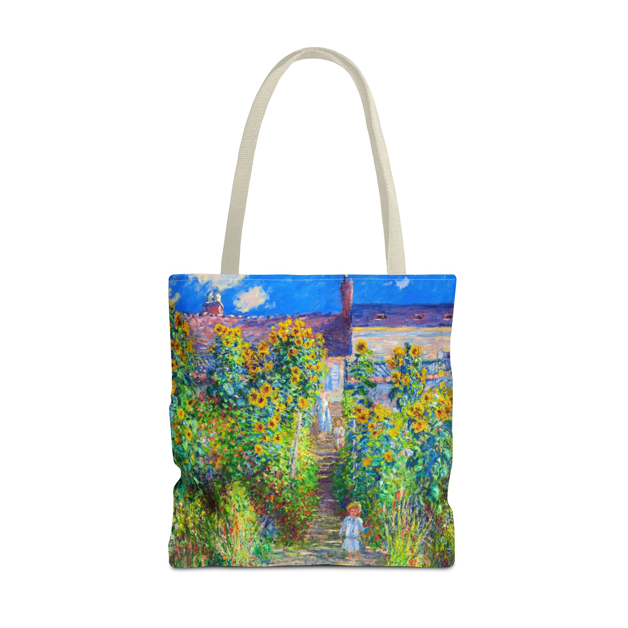 Monet Garden At Vétheuil Tote Bag