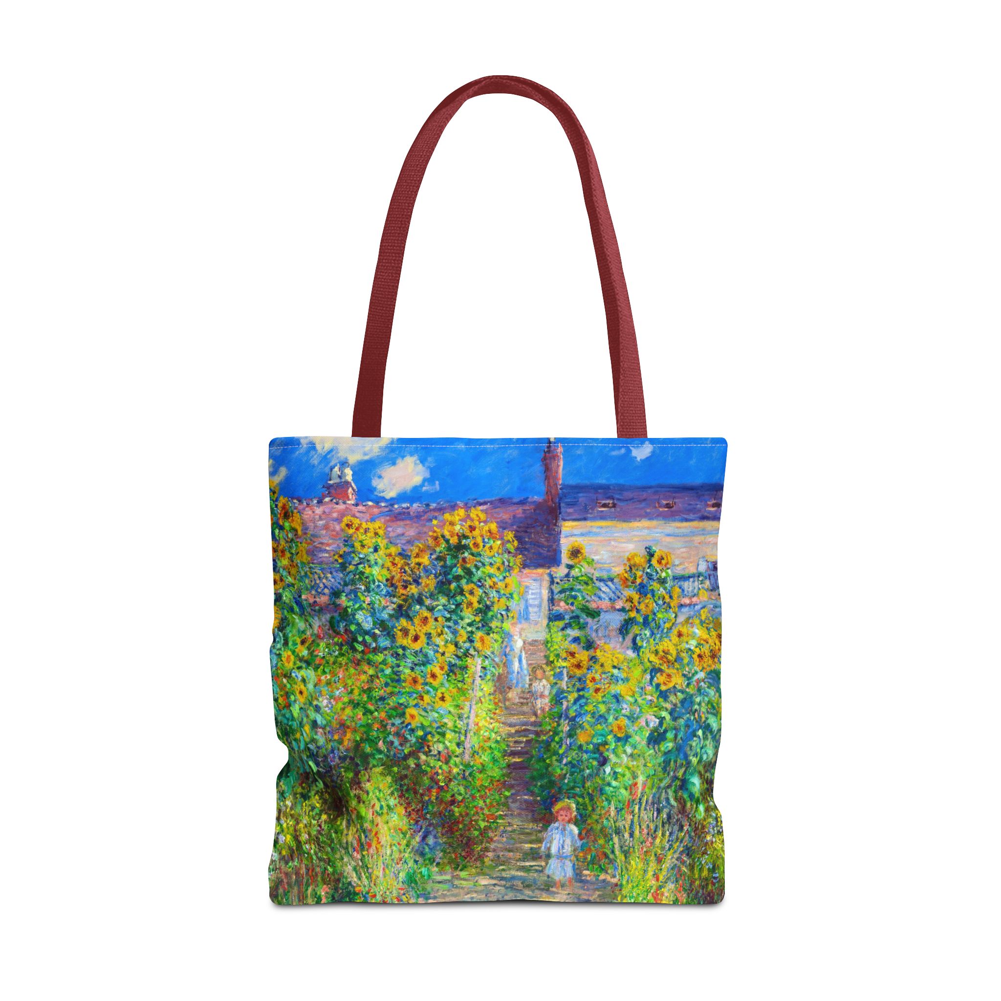 Monet Garden At Vétheuil Tote Bag - Image 4