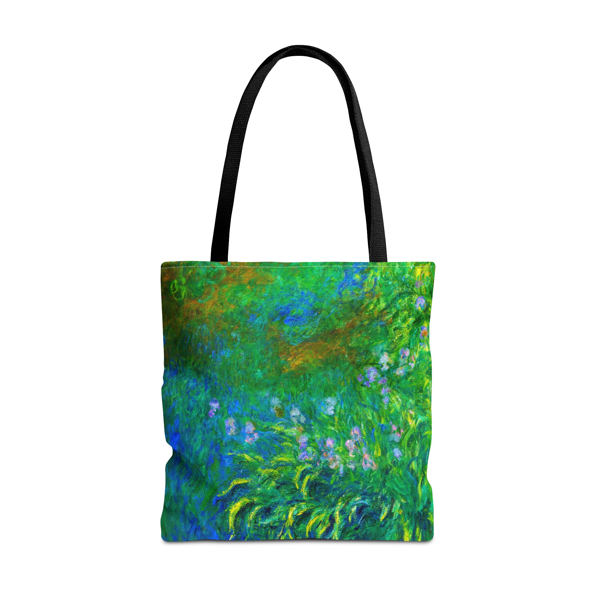 Monet Irises By The Pond Tote Bag - Image 3
