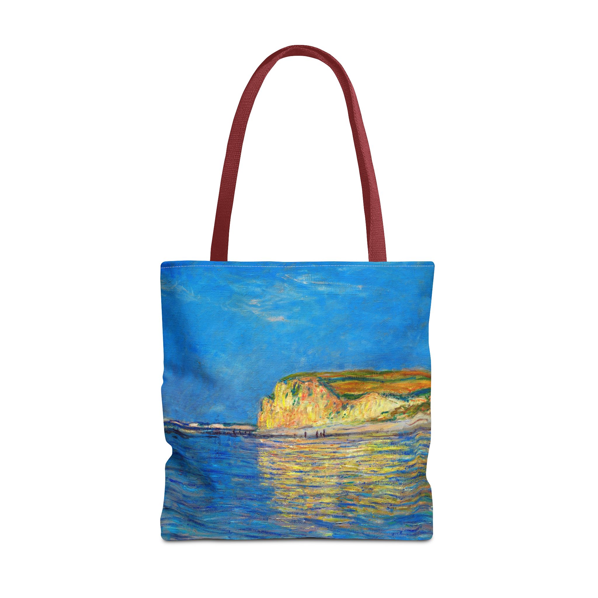Monet Low Tide At Pourville Tote Bag - Image 4