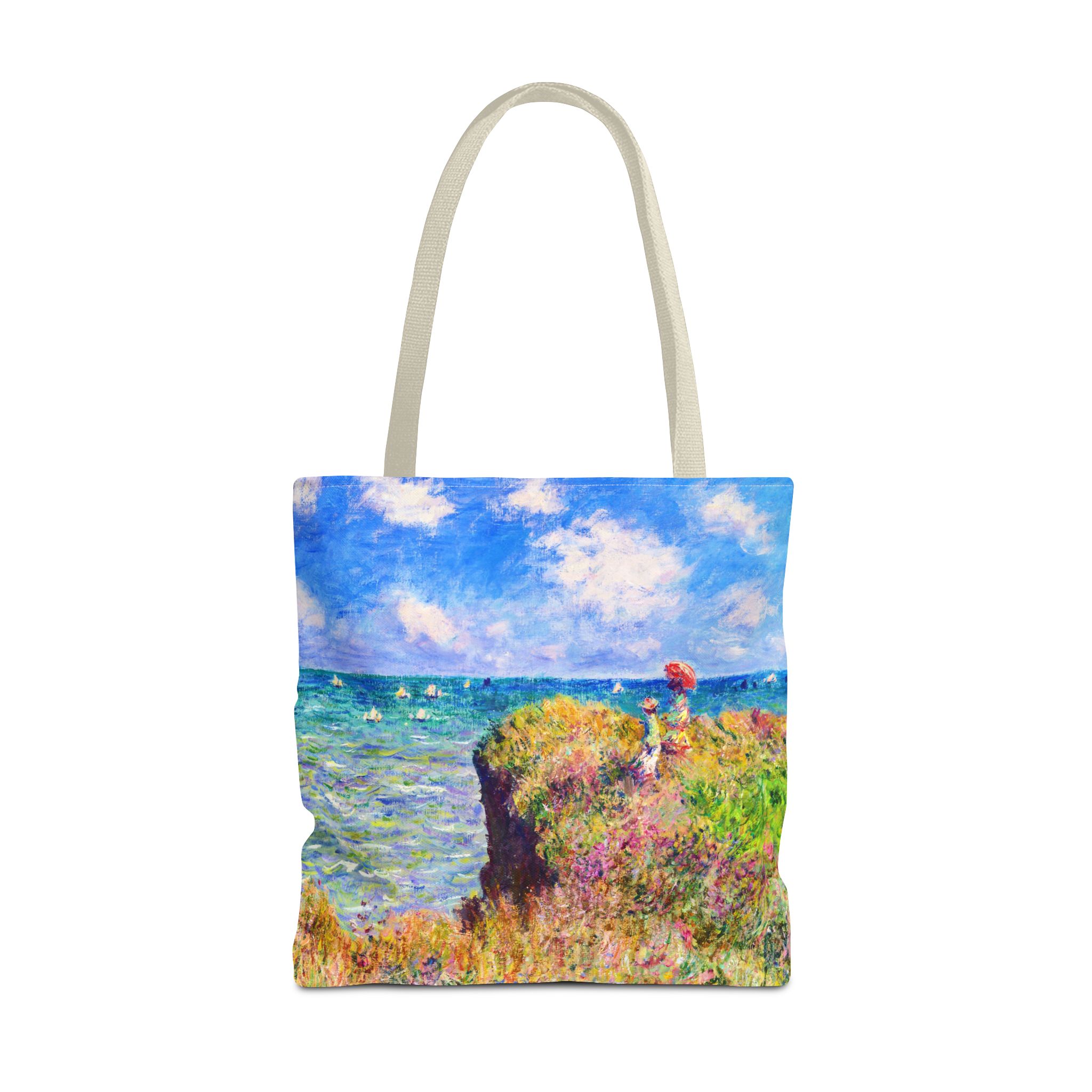 Monet Red Kerchief Tote Bag
