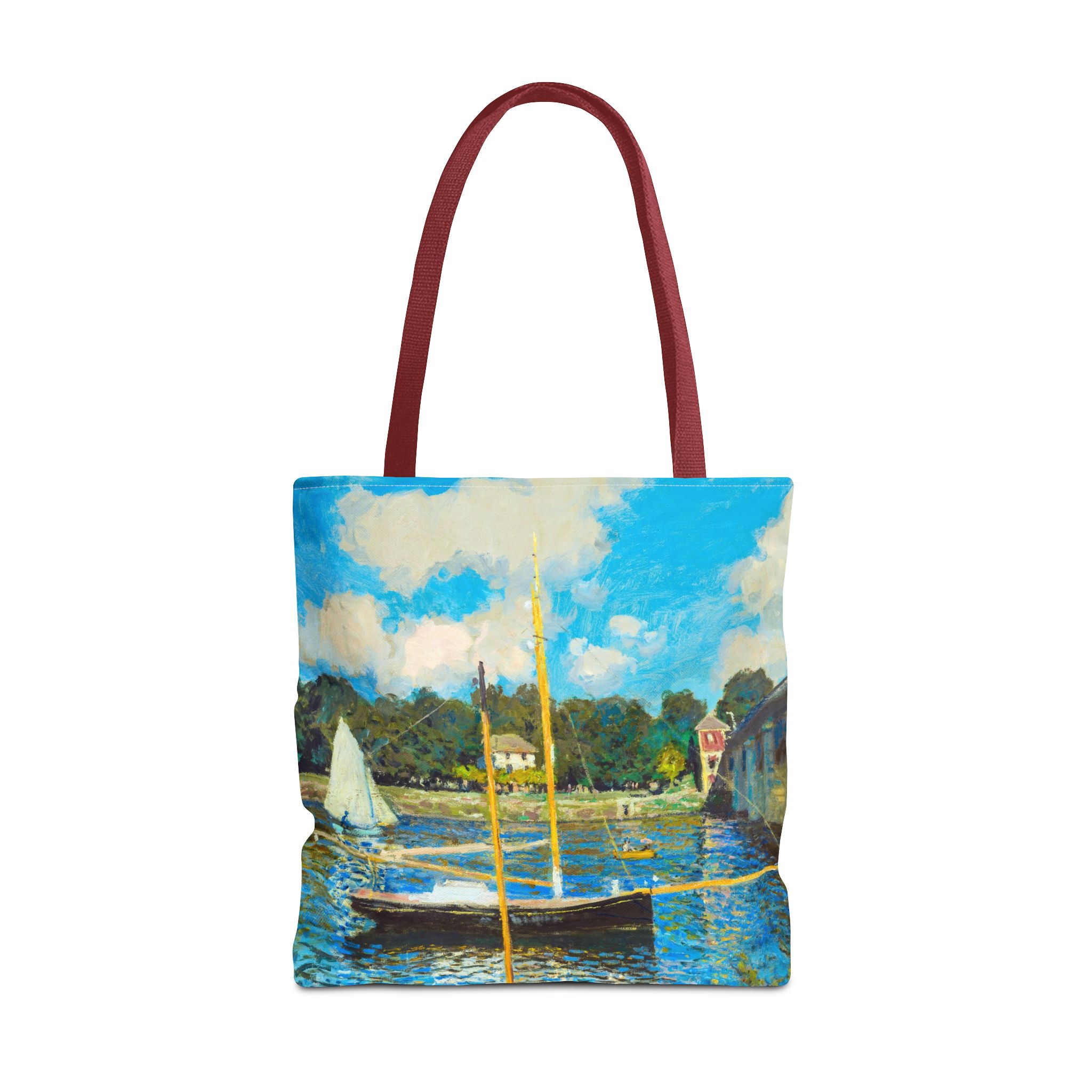 Monet The Bridge At Argenteuil Tote Bag - Image 4