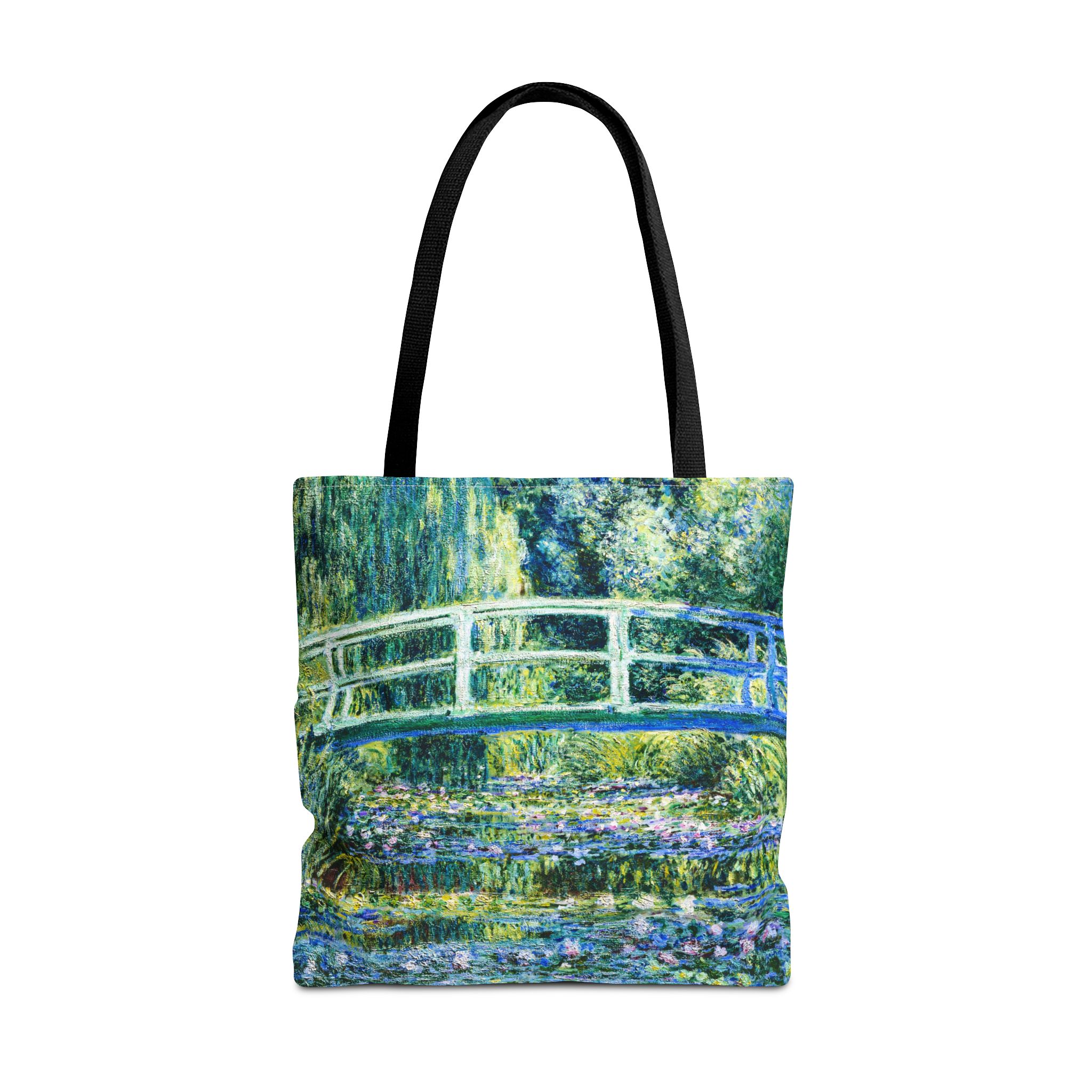 Monet Water Lilies & Japanese Bridge Tote Bag - Image 3