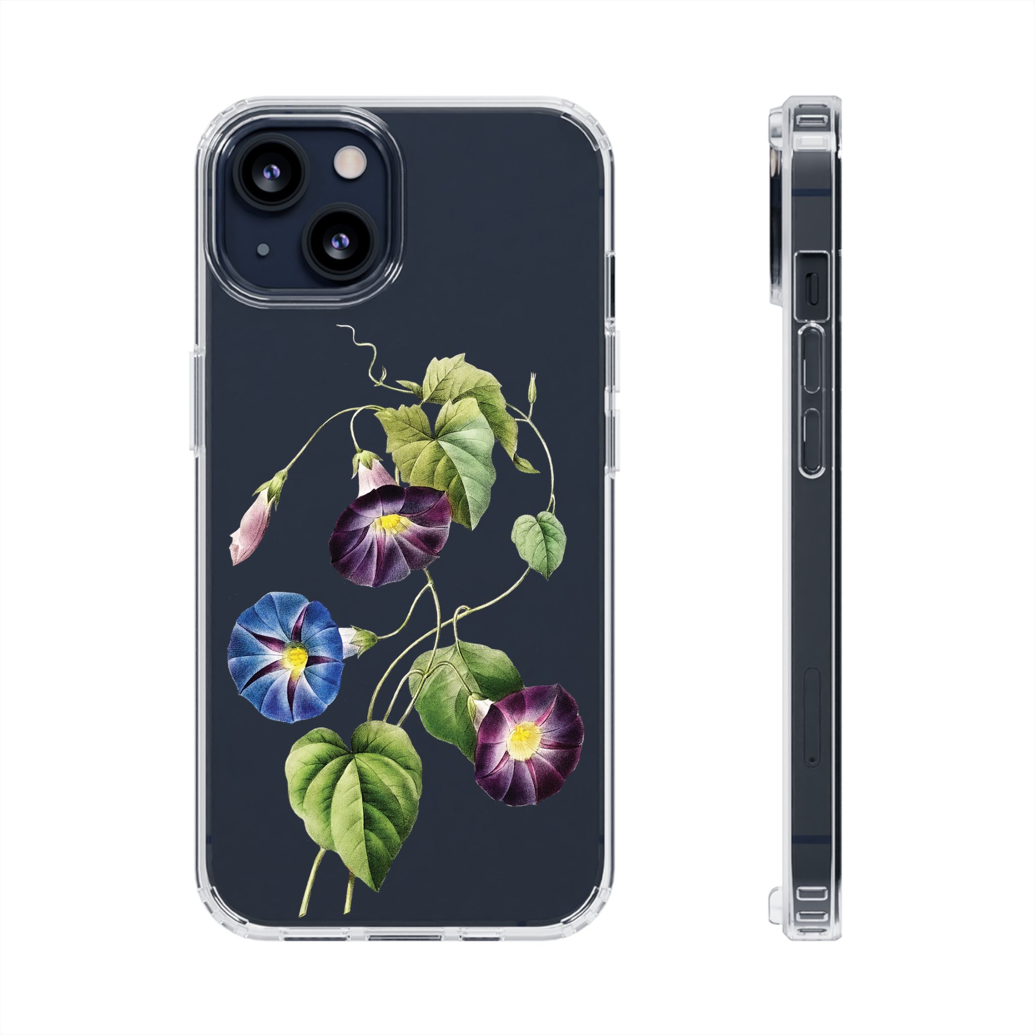 Morning Glory Clear iPhone Case 1 Morning Glory Clear iPhone Case
