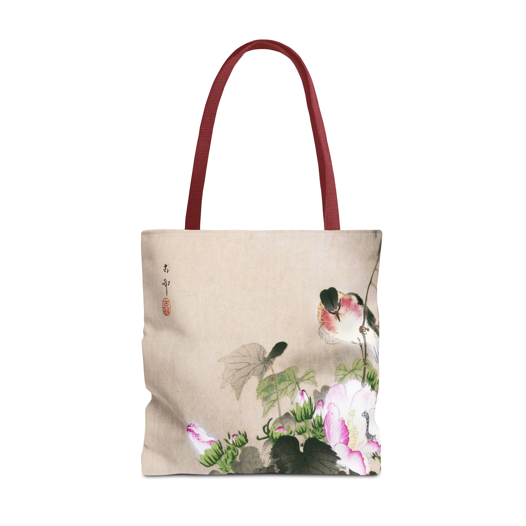 Ohara Koson Bird, Flower & Caterpillar Tote Bag - Image 4