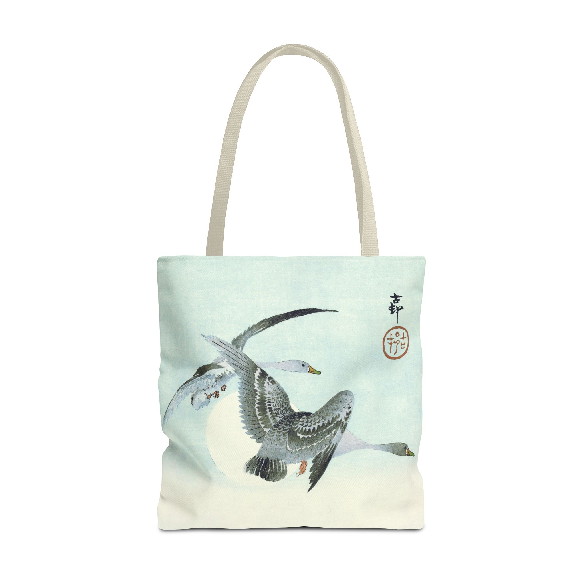 Ohara Koson Geese And Full Moon Tote Bag