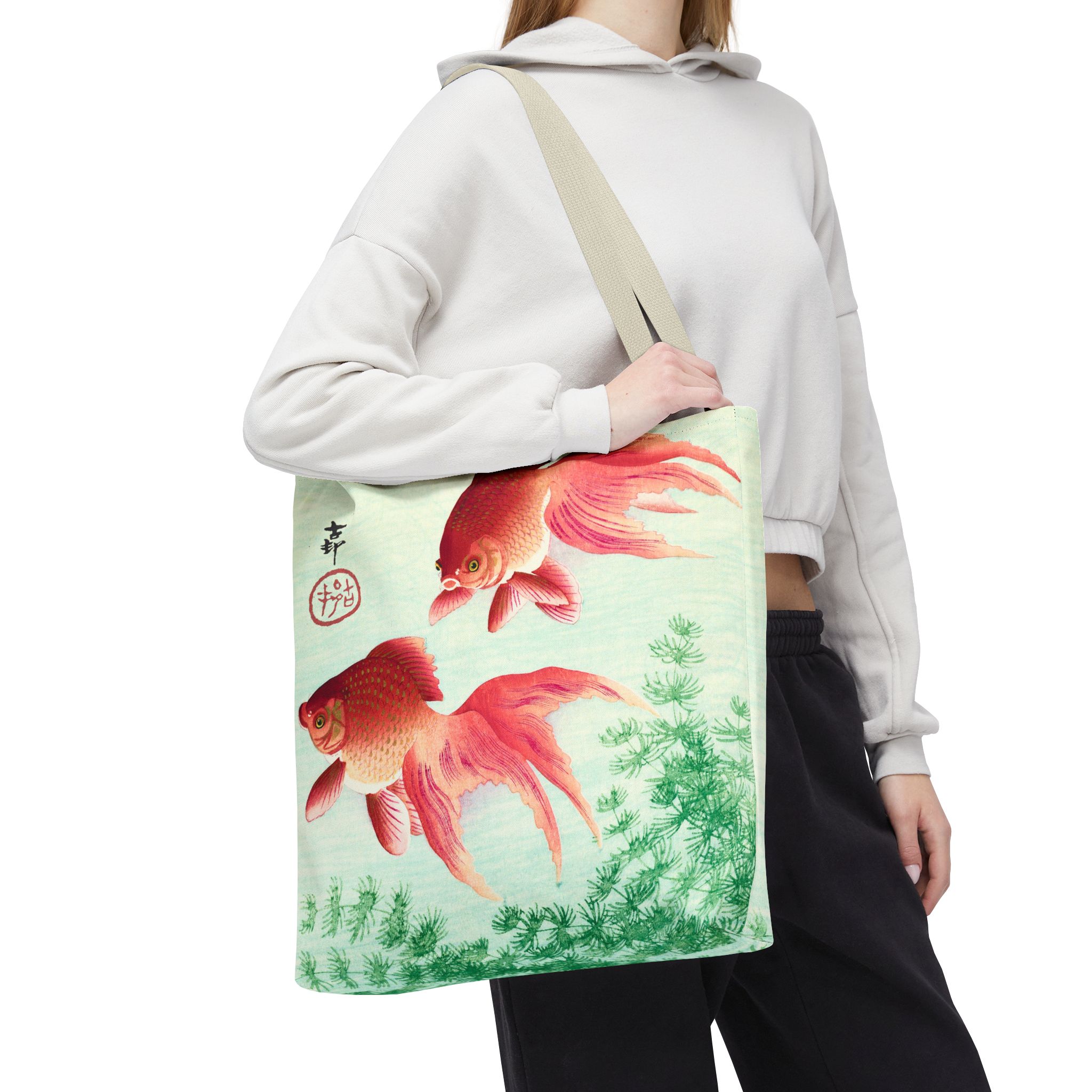 Ohara Koson Gold Fish Tote Bag - Image 2