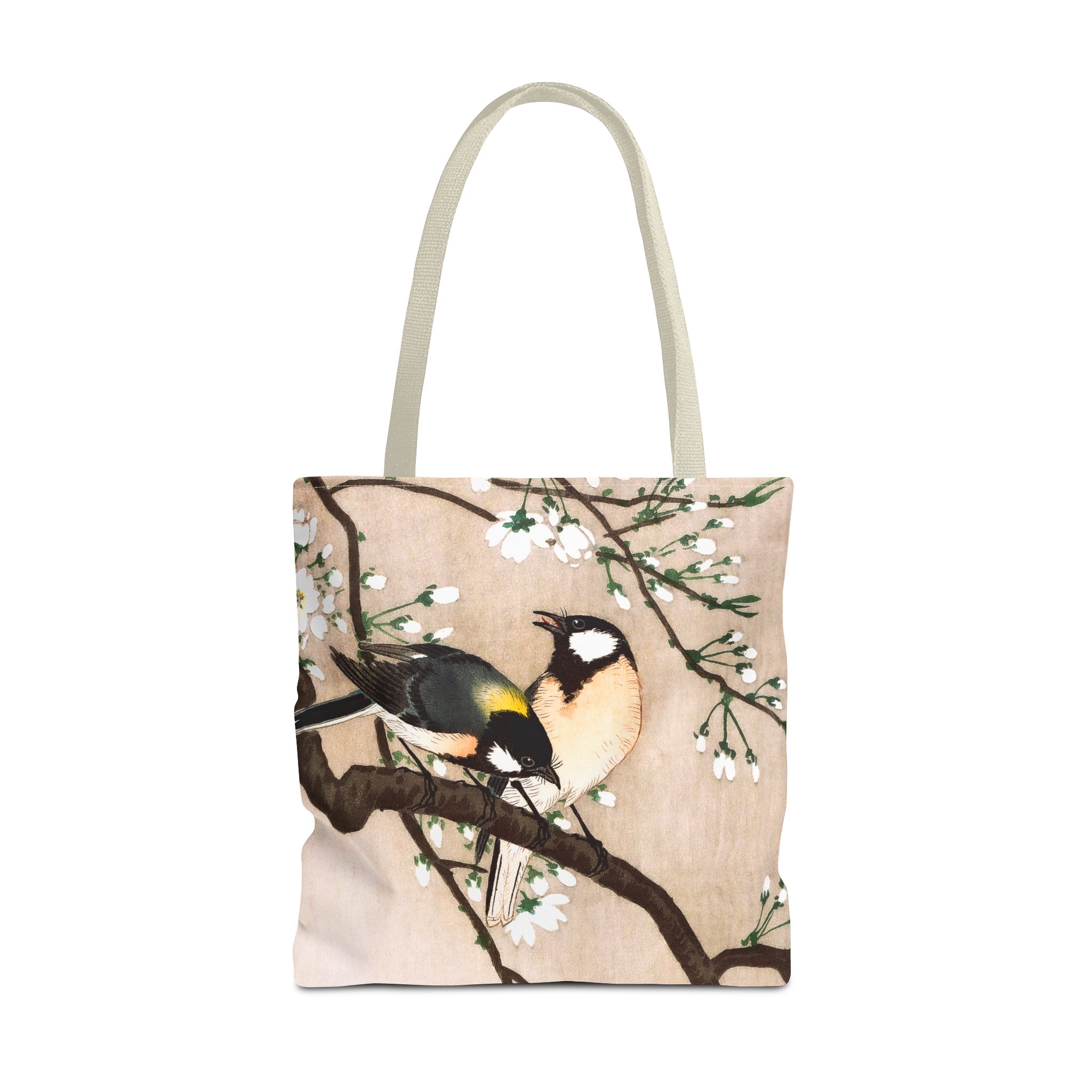 Ohara Koson Great Tits On Cherry Blossom Branch Tote Bag