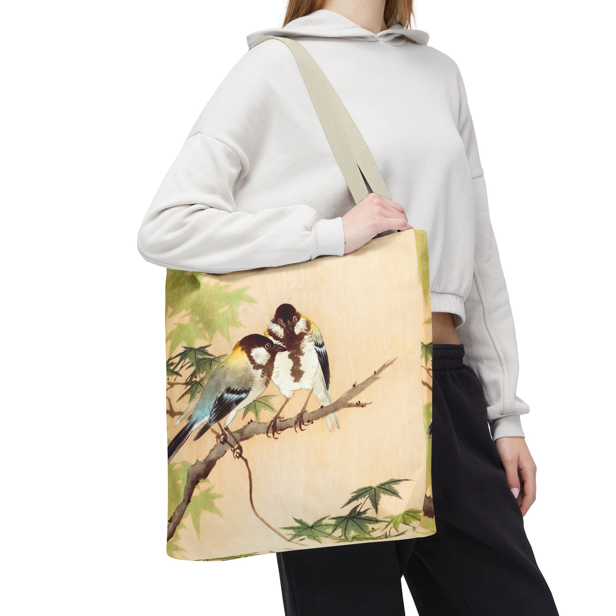 Ohara Koson Great Tits On Maple Branch Tote Bag - Image 2