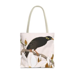 Ohara Koson Myna & Magnolia Tote Bag