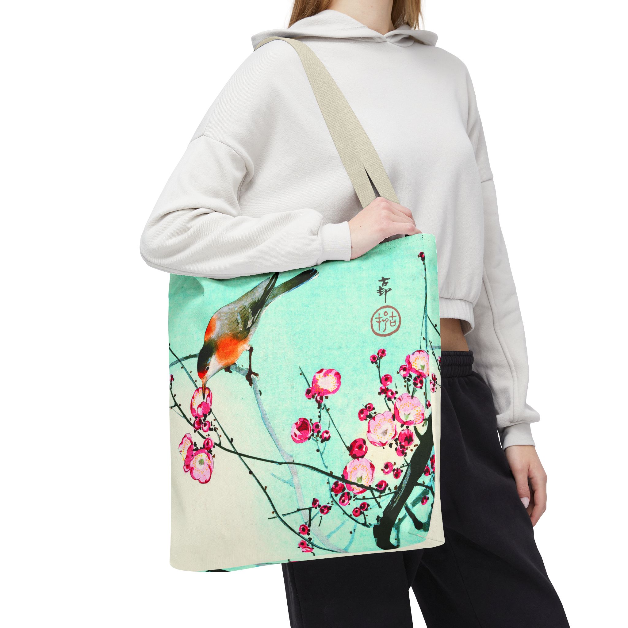 Ohara Koson Swallow & Cherry Blossom Tote Bag 2 Ohara Koson Swallow & Cherry Blossom Tote Bag - Image 2