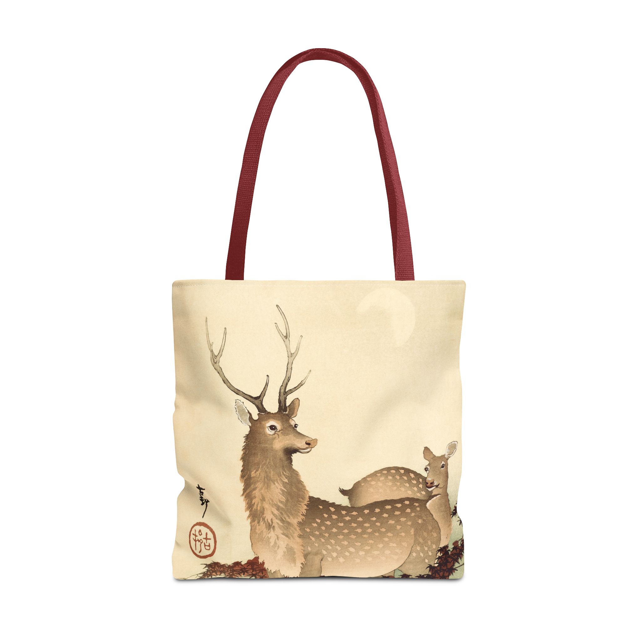 Ohara Koson Two Deers Tote Bag - Image 4