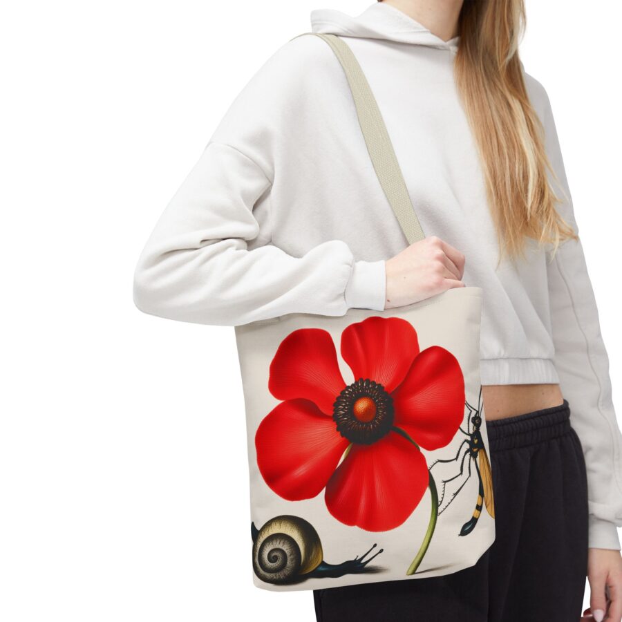 Georg Bocksay Poppy Anemone Tote Bag 2 Georg Bocksay Poppy Anemone Tote Bag - Image 2