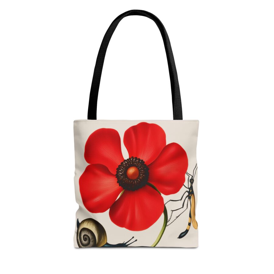 Georg Bocksay Poppy Anemone Tote Bag 4 Georg Bocksay Poppy Anemone Tote Bag - Image 4