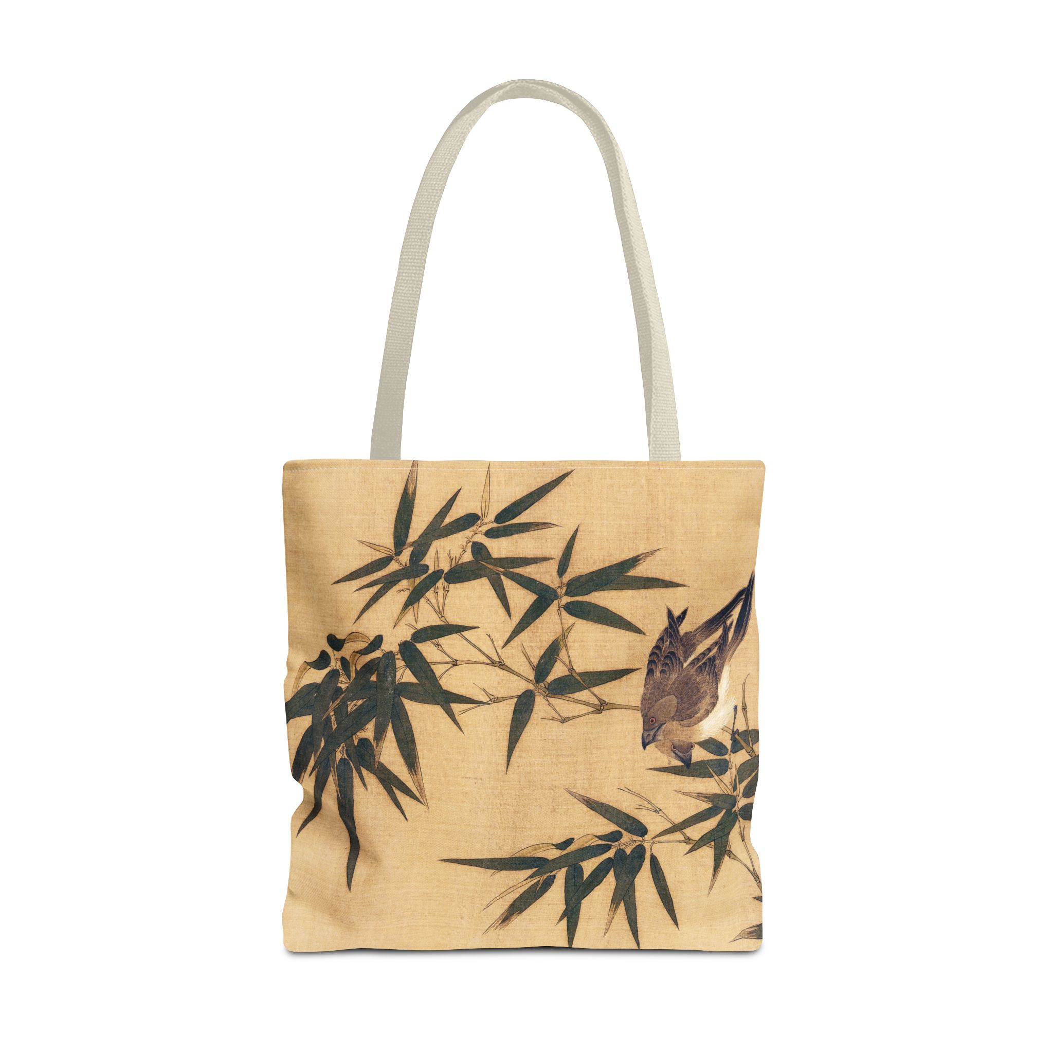 Sparrow On Bamboo Branch Tote Bag
