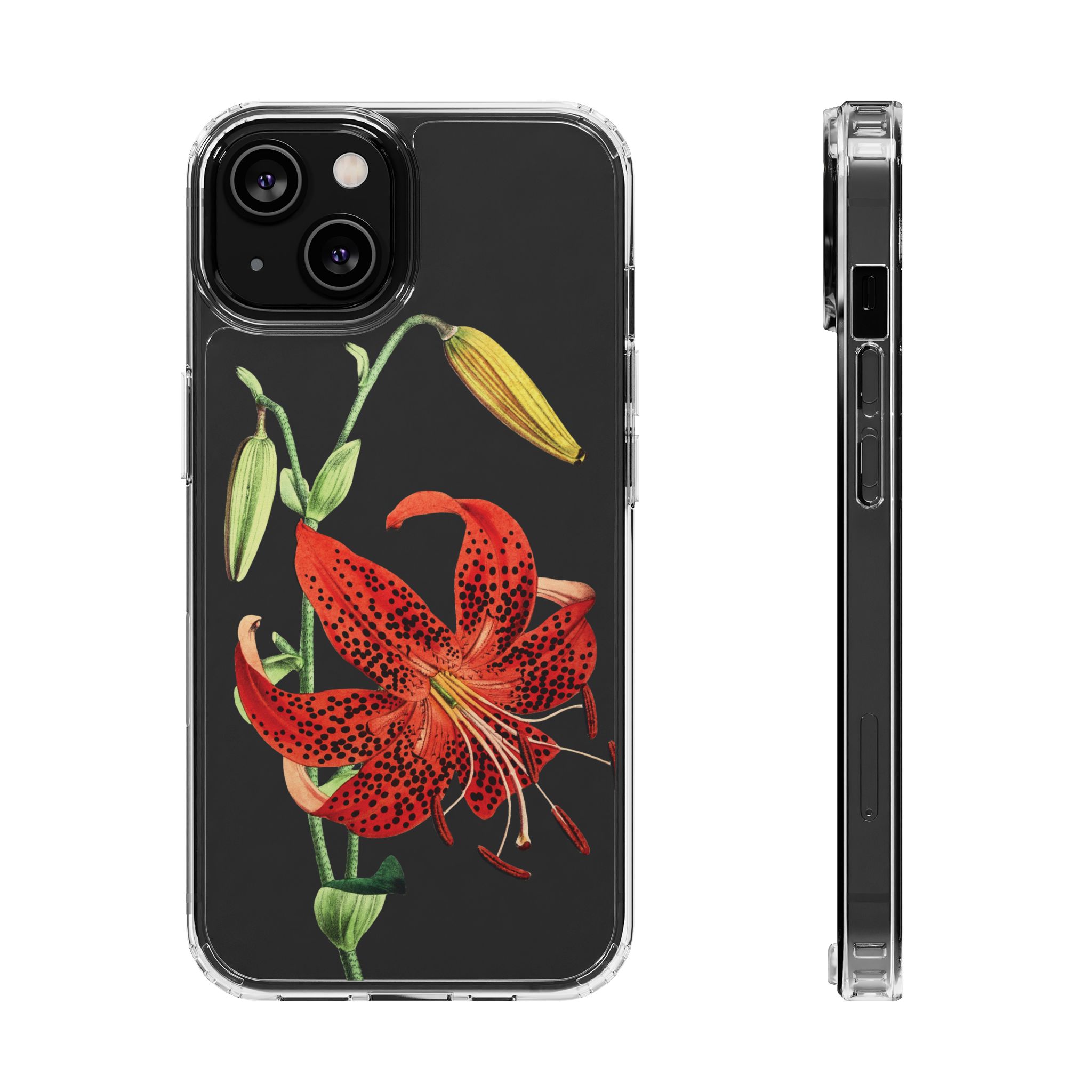 Tiger Lily Clear iPhone Case - Image 2