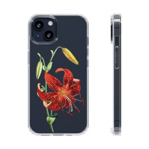 Tiger Lily Clear iPhone Case