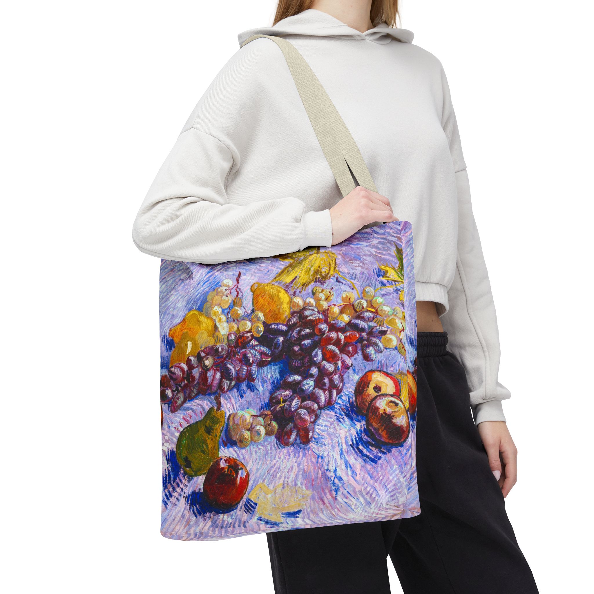 van Gogh Grapes Lemons Pears & Apples Tote Bag - Image 2