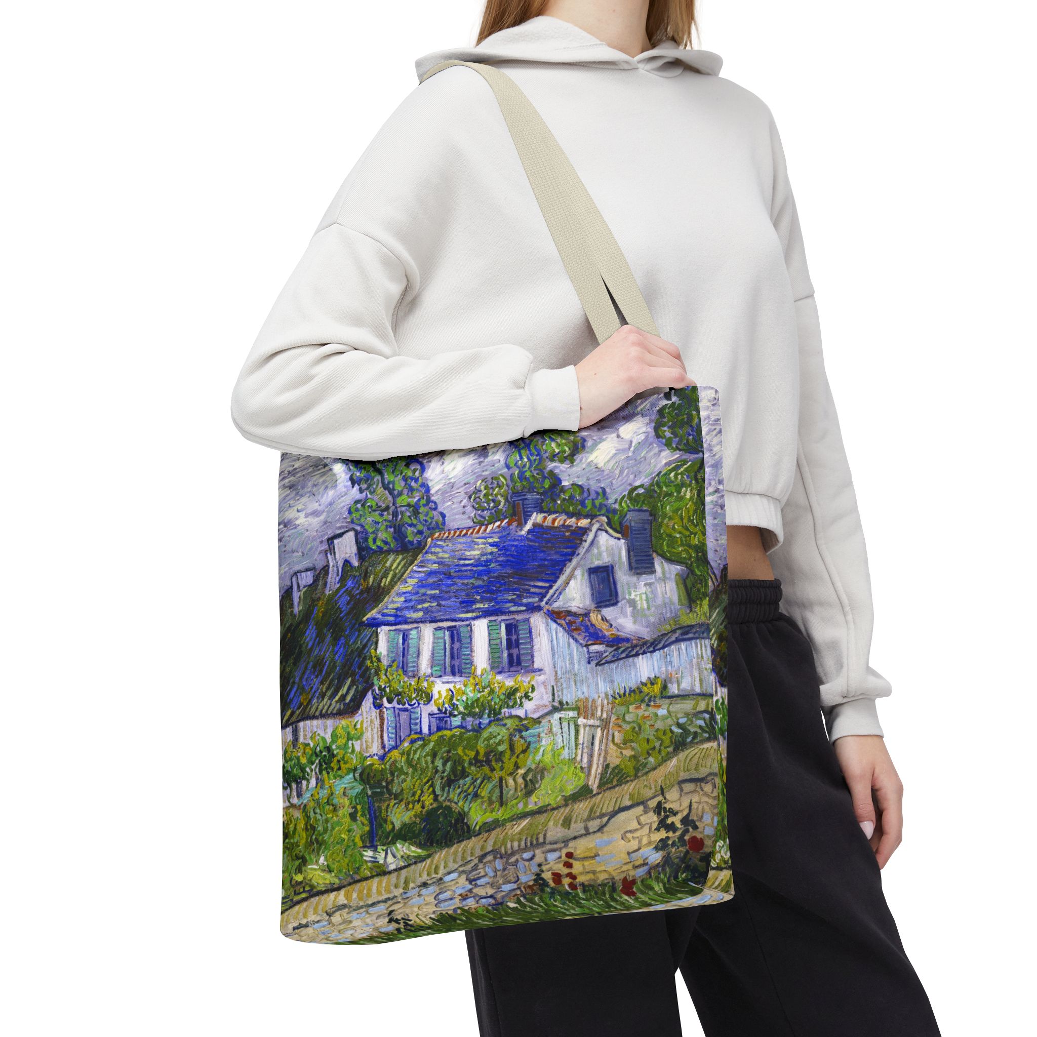 Van Gogh Houses At Auvers Tote Bag 2 Van Gogh Houses At Auvers Tote Bag - Image 2